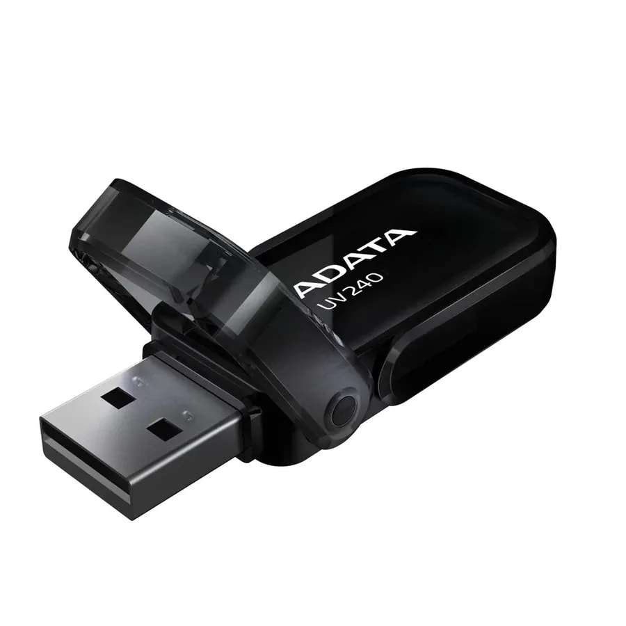 Flashmemory/adata USB UV240 32GB USB 2.0 flip-cap black