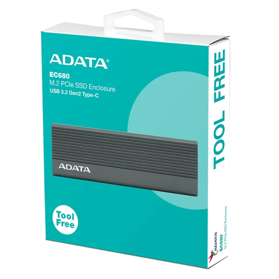 Ssd/adata compartimiento de SSD EC680 M.2 pcie USB 3.2 GEN2 tipo-c