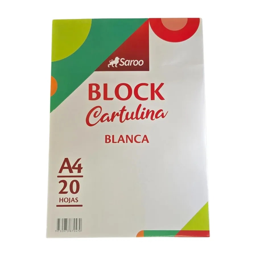 Cartulinas A4 color blanco