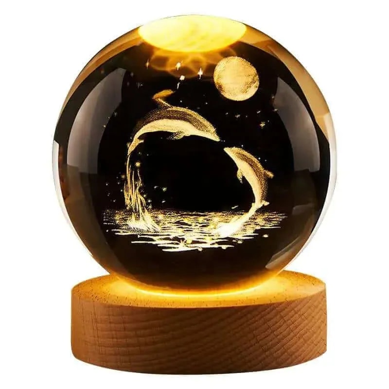Esfera de cristal 3D