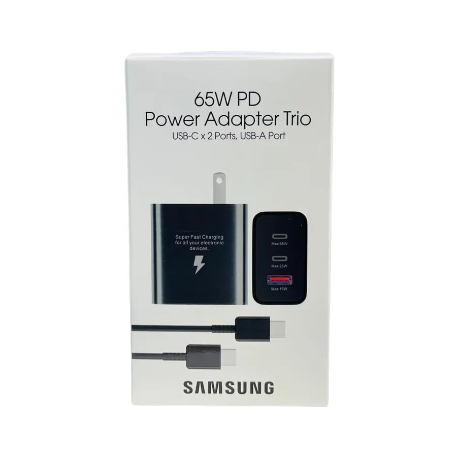 Cargador completo tipo con Samsung 65W