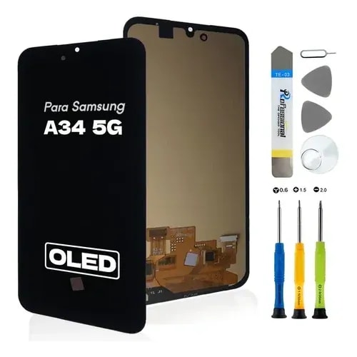 Pantalla Samsung A34 5G OLED small marco fly