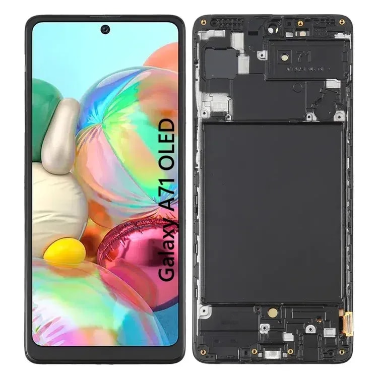 Pantalla Samsung A71 OLED big