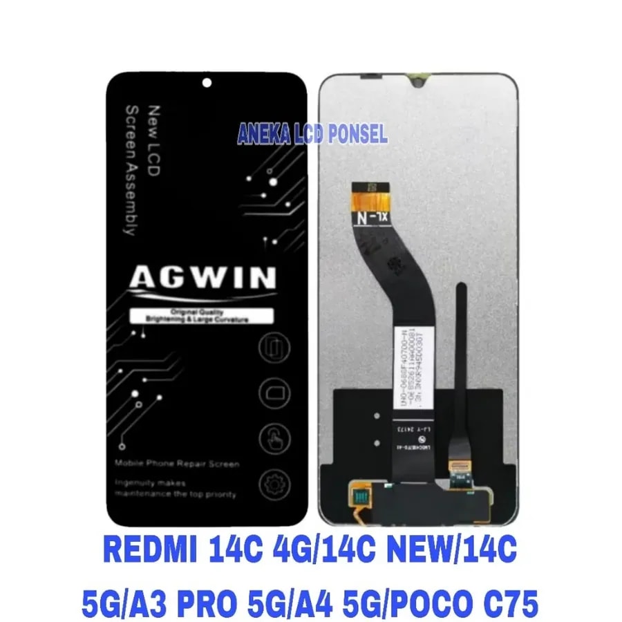 Pantalla Redmi 14C 4G 5G / Poco C75 / Redmi 14R A4 A3 Pro original