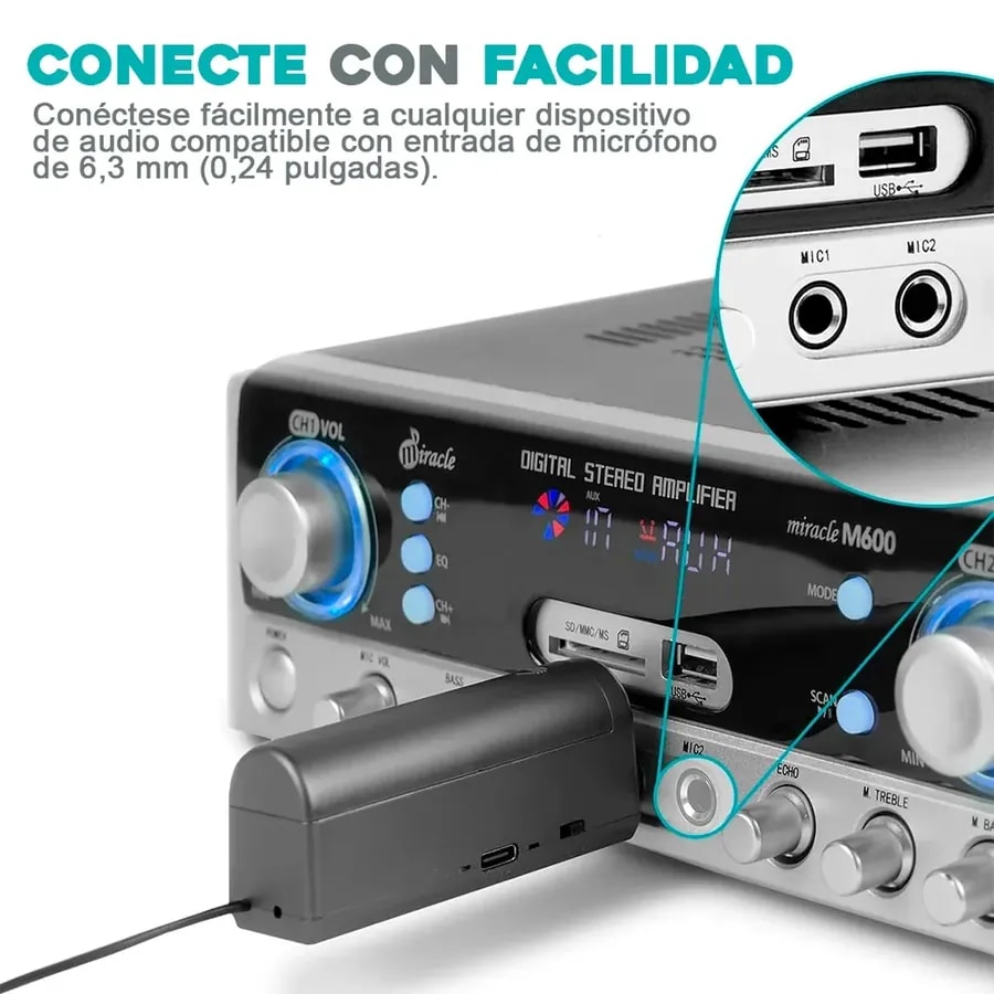 Micrófono profesional wireless DX-200H