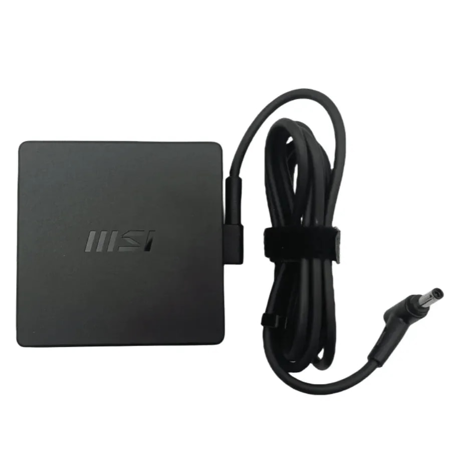Cargador de laptop msi punta negra
