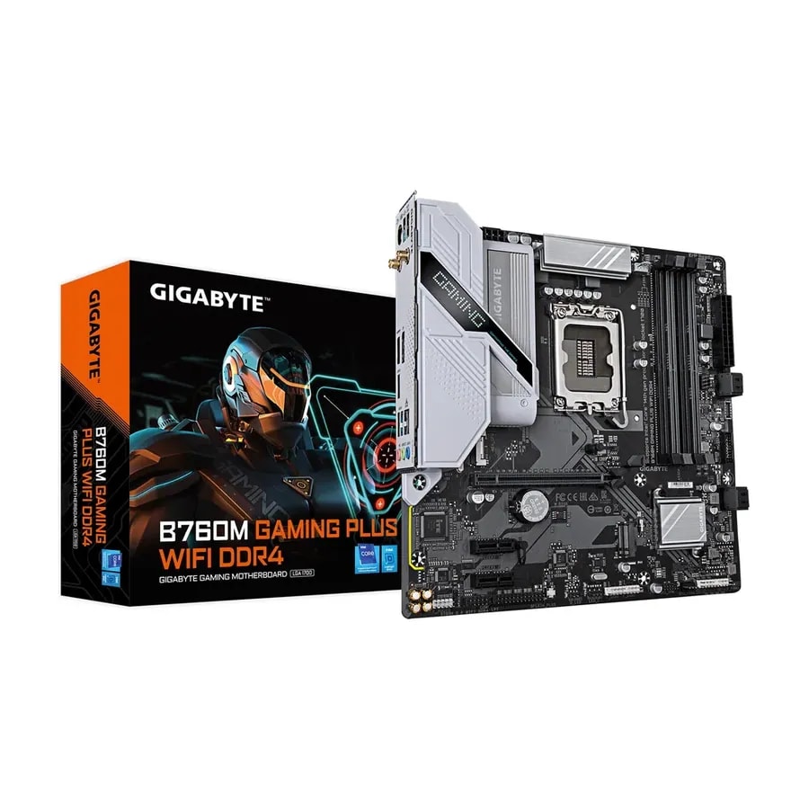 Mainboard gigabyte B760M gaming WIFI Plus LGA1700 12TH 13TH 14TH genérico DDR4 pcie 4.0