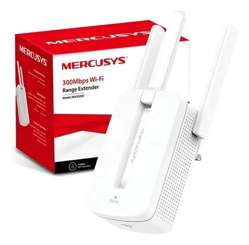 Extensor mercusys MW300RE 2.4GHZ 300MBPS 3 ant. 1RJ45