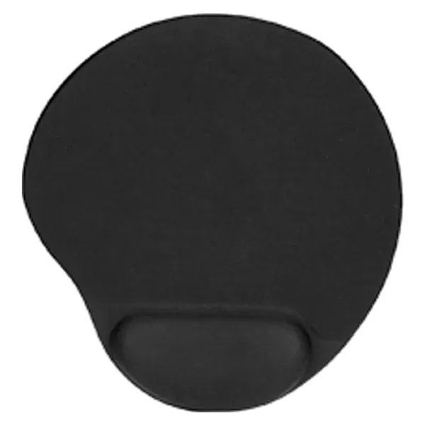 Mouse pad ins MP-306 con apoyadera silicona color negro
