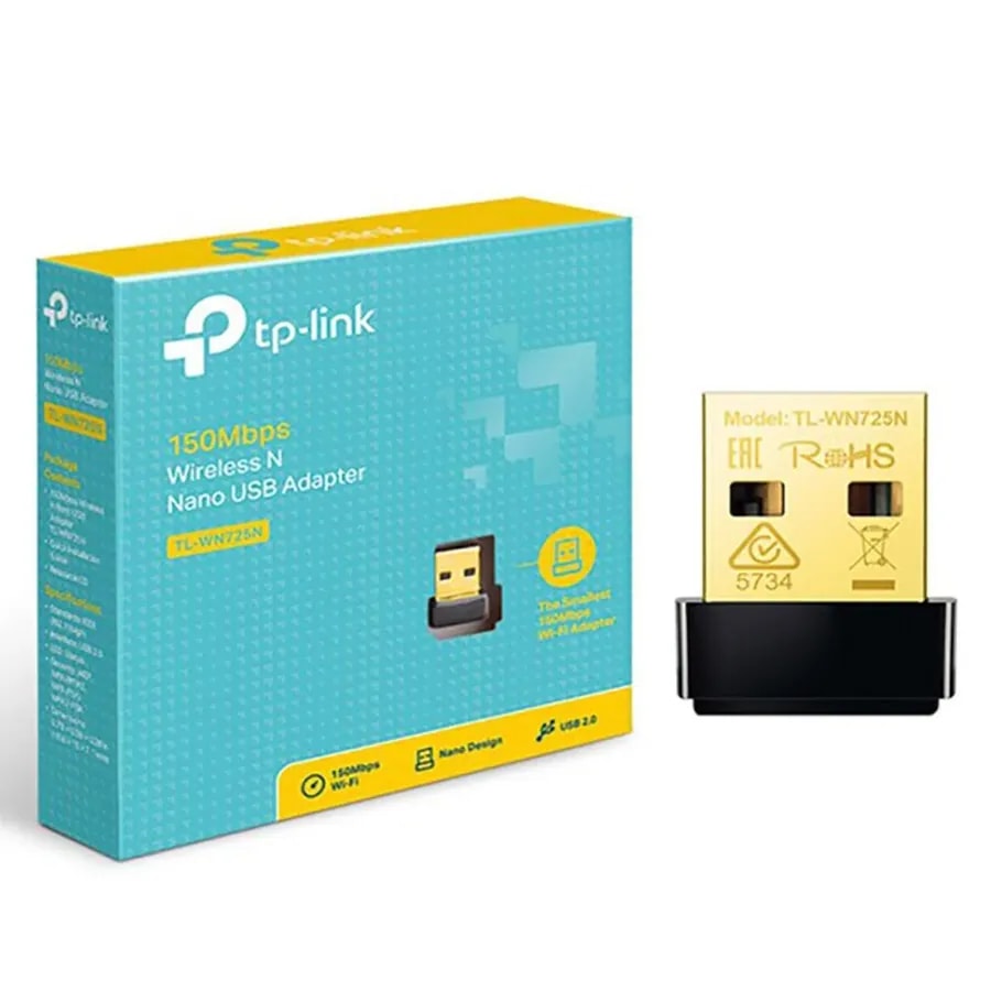 Adaptador tp link wiei tl-wn725n 150 mbps