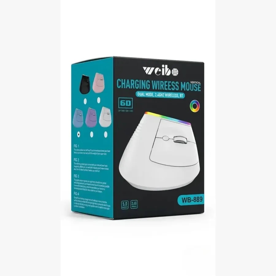 Mouse weibo recargable WB889