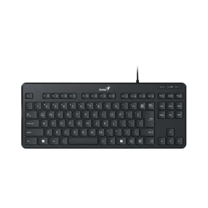 Teclado genius luxemate 110 sp compacto USB 2.0 cable: 1.5M color negro