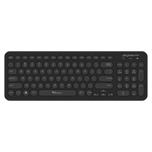 Teclado Alcatroz Jellybean A200 Black Conexion Wireless 2.4G 10 MTS Teclas Silenciosas Y Teclas