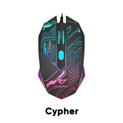 Mouse Alcatroz Alambrico Gamer X Craft Cypher 2400