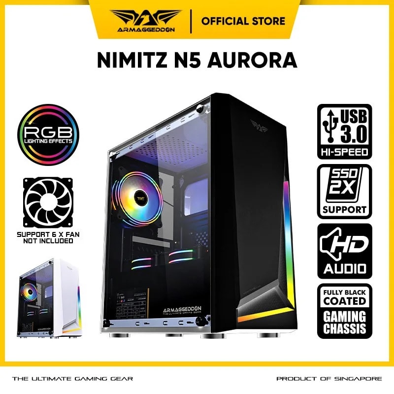 Armaggeddon Casing PC Gaming Nimitz N5 Aurora