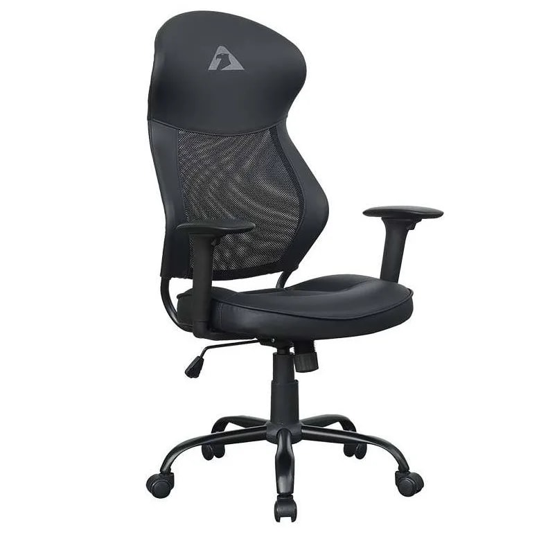Flexion AIR Black Material Mesh + PVC, Elevacion A GAS 100MM Clase 3