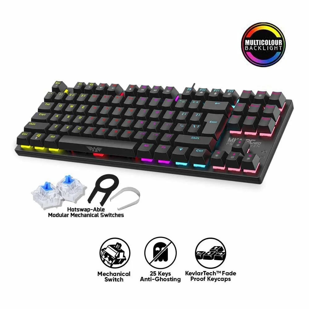 Teclado Mecanico Armaggeddon MKA 2C NEO Black Clicky