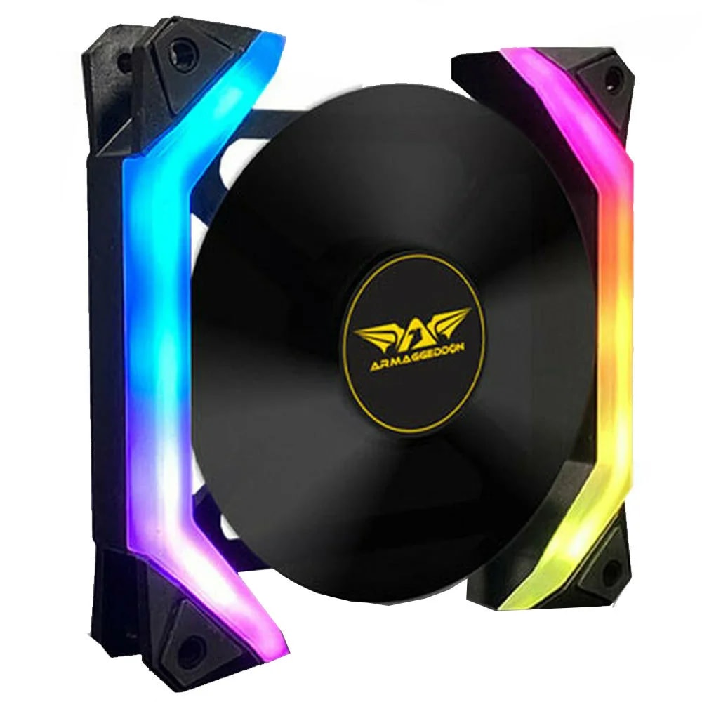 FAN ARMAGGEDDON TX SPY-14 ARGB CONECTOR 6 PINES / SOPORTA Aurora Sync: ASUS Gigabyte MSI /