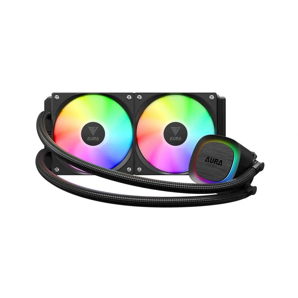 AURA GL240 V2 • Nuevo sistema de flujo para mejor disipación térmica • Base de cobre mejorada para