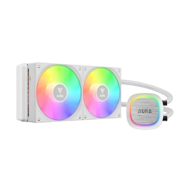 AURA GL360 V2 • Nuevo sistema de flujo para mejor disipación térmica • Base de cobre mejorada para