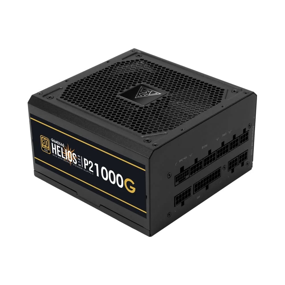 HELIOS P2-1000G • Totalmente modular • 1000W 80 Plus Gold • Preparado para ATX 3.1 y PCIe Gen 5.1 •