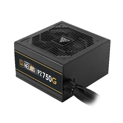 HELIOS P2-750G • 750W 80 Plus Gold • Listo para ATX 3.1 y PCIe Gen 5.1 • Ventilador de cojinete