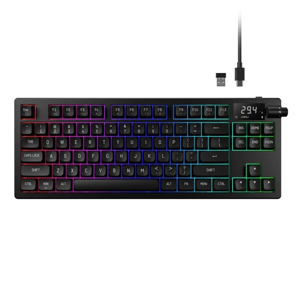 TECLADO GAMDIAS HERMES M7 INTERRUPTORES MECANICOS • Interruptores mecánicos certificados por