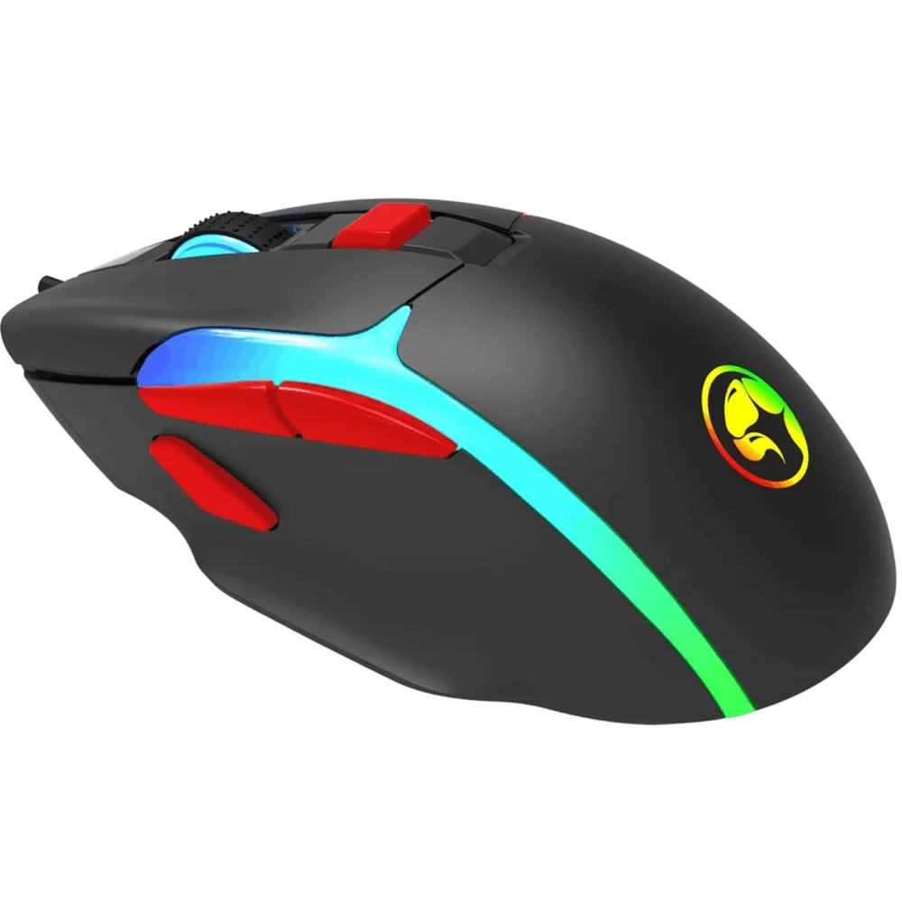 M360 Tepo70- Ratón para juegos con cable 8D, Retroiluminación RGB con 7 modos, DPI: