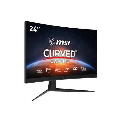 Monitor MSI 23.6 Pulagadas MAG 242C / Pantalla Curva Gaming VA / / Frecuencia 180 ZH