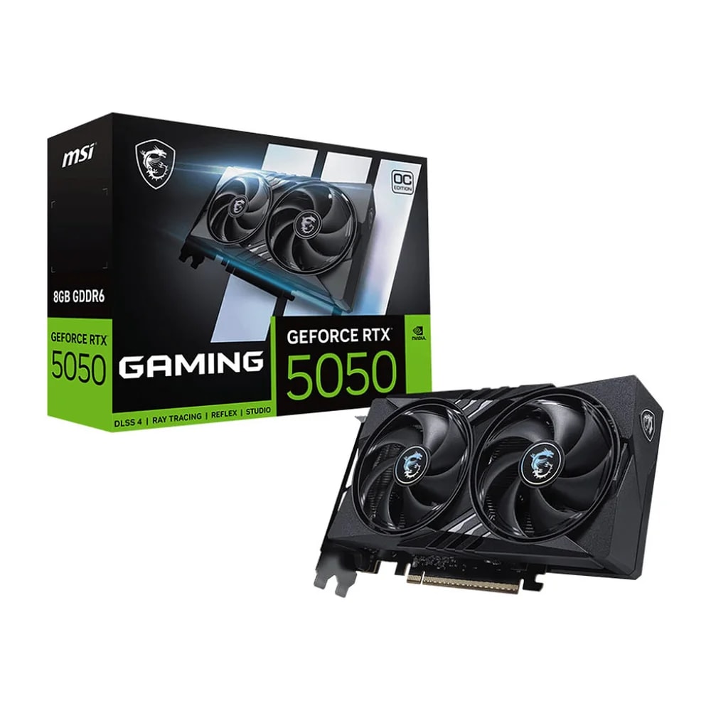 🎮 MSI GeForce RTX 5050 8G GAMING OC 🧠 GPU: NVIDIA GeForce RTX 5050 (Arquitectura Blackwell con