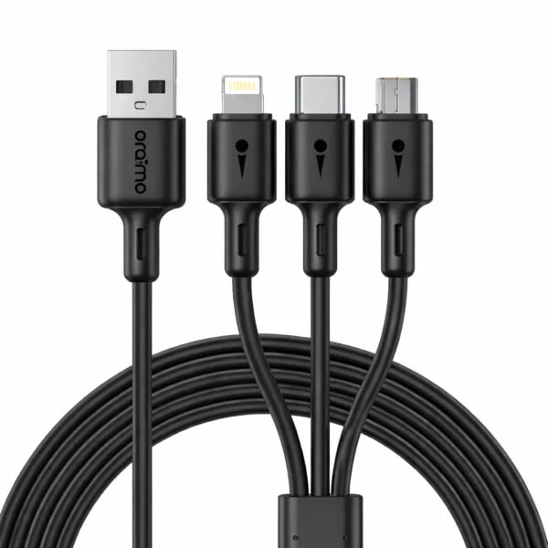 Cable Oraimo OCD 118MCL 3 En 1 USB Tipo C A Tipo C