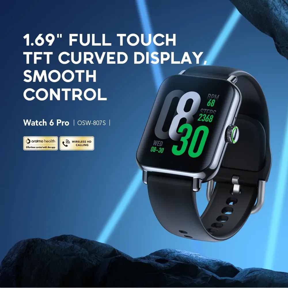 Smart Watch Oraimo OSW 807S Chrome AFR Pantalla 1