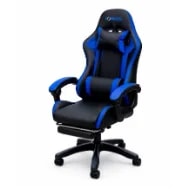 Silla De Juego Potenzza Con Apoya Pies Color Blue