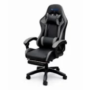 Silla De Juego Potenzza Con Apoya Pies Color Gray