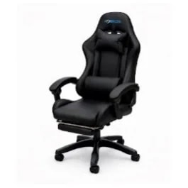 Silla De Juego Potenzza Con Apoya Pies Color Black