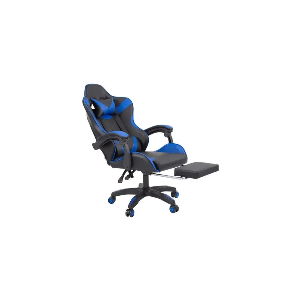 Silla Para Juego Potenzza BRE CH 25 Blue Inclinacion 180 Grados, Rotacion 360 Grados, 2 Cojines