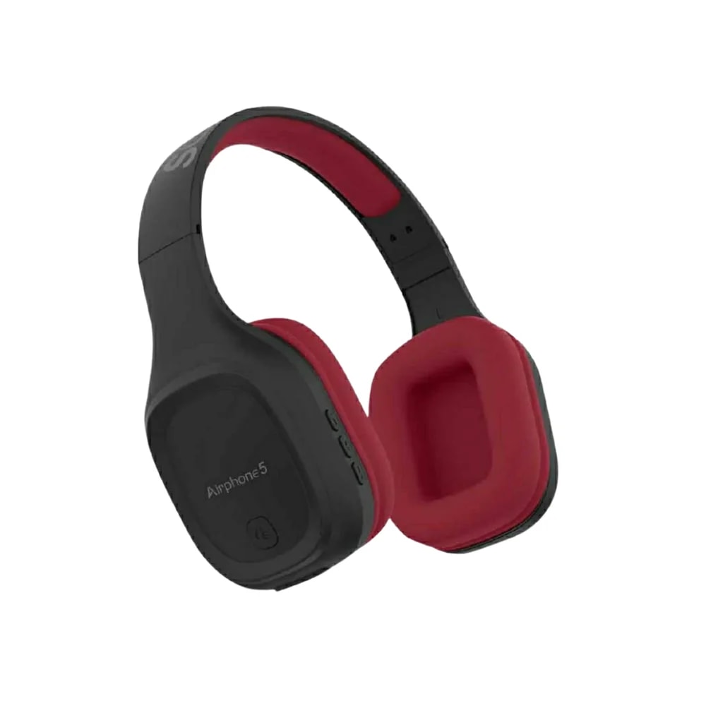 Audifono Airphone 7 Negro Con Rojo BT V5 4 Carga Maxima En 2,5 HORAS10 Horas Play Time Color