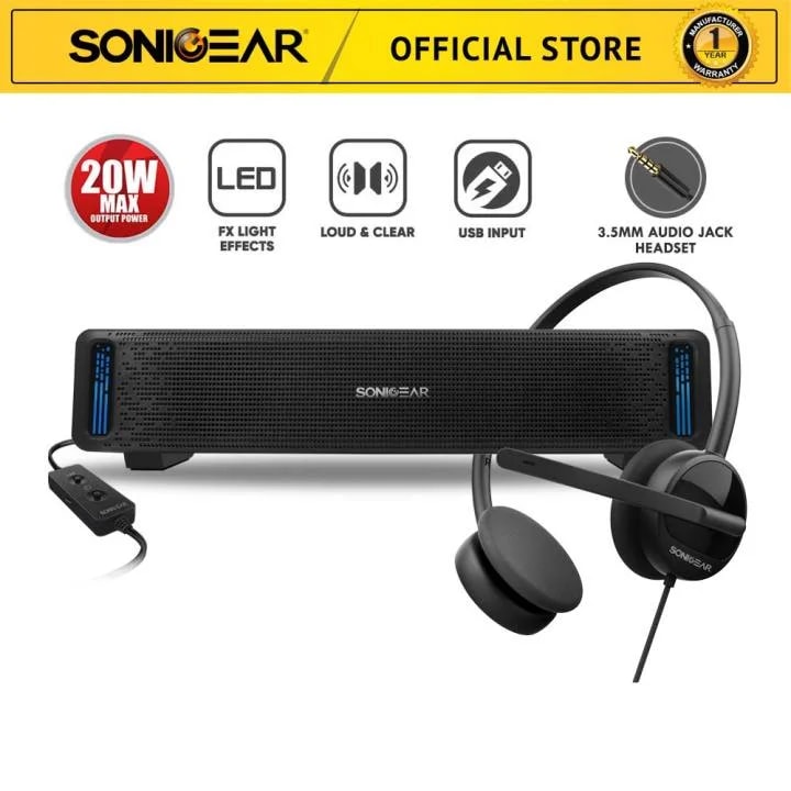 Barra De Sonido Sonigcear U200 Black IMP