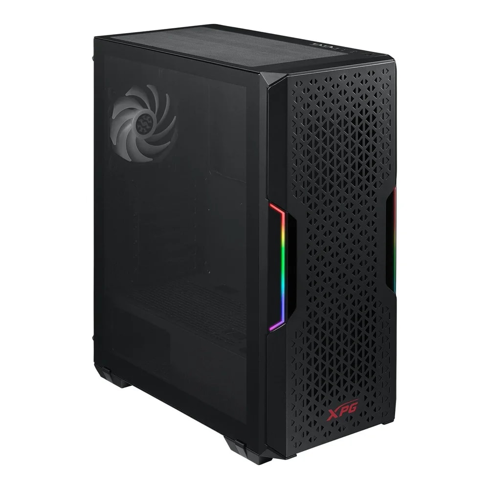 Case Gamer XPG STARKER AIR, Black, ATX Mid Tower, Panel lateral de vidrio templado