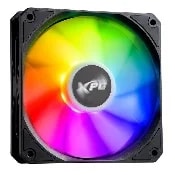 Cooler Gamer XPG VENTO Reverse 120 ARGB PWM, Black, Rifle Bearing, 120mm Fan, 4-Pin PWM, Speed: