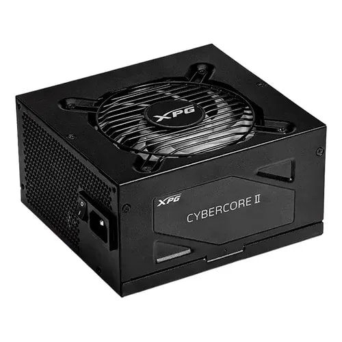 Fuente de poder Gamer XPG CYBERCORE II, Black, 80+ Platinum, Full Modular, 1300W, ATX 24x1, EPS