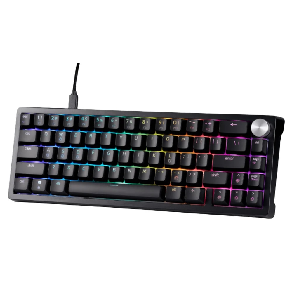 Teclado Gamer XPG SORCERER MINI, Black, Gasket Mount, 66 Keys, XPG Red Mechanical Switch Metal