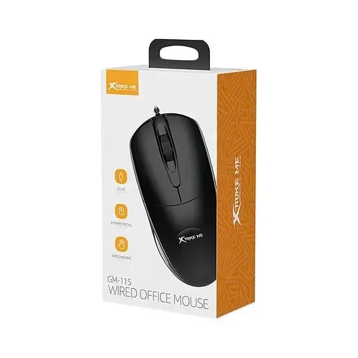 MOUSE INALÁMBRICO XTRIKE ME GM-115 Sensor: OY8799R DPI: 1200 Botones: 3D Vida útil de los botones: