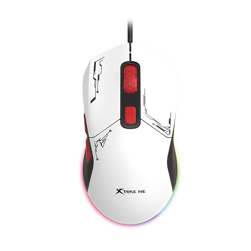 Mouse gaming cableado GM-316 – Blanco