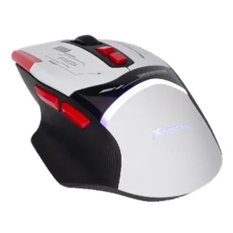MOUSE PARA JUEGOS CON CABLE Sensor: Óptico, DPI:1200-2400-3200-4800-7200-12800, Botones: 8,