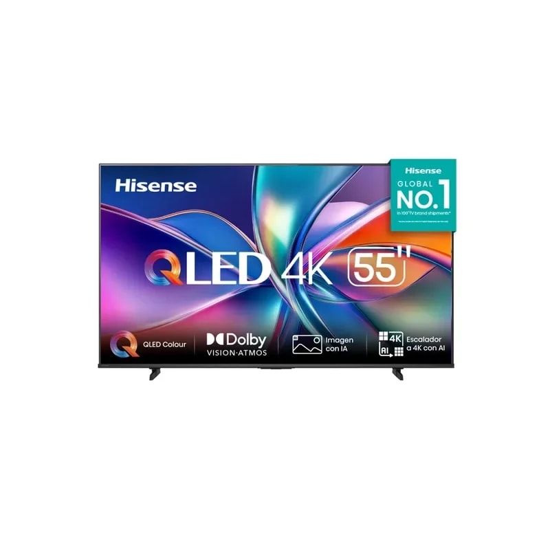 Televisor Hisense 55" QLED 4K UHD Smart TV Vidaa U9