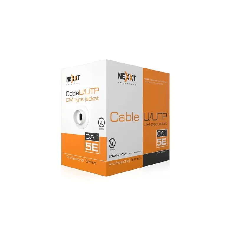 Rollo De Cable Nexxt PRO CAT5E UTP 4P 24AWG CM 305M Blue