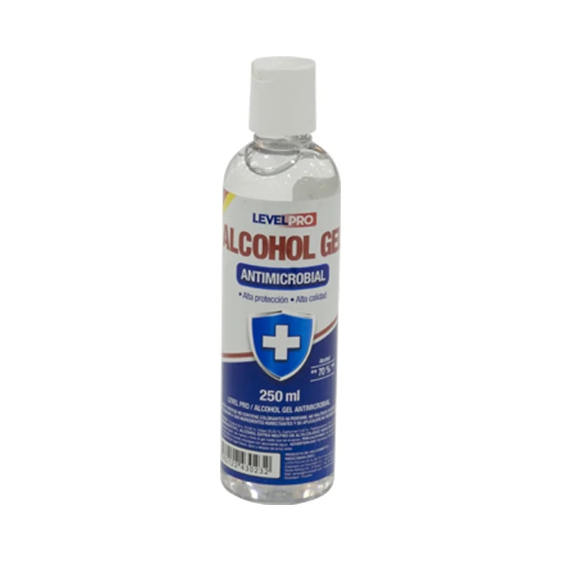 Alcohol Antiseptico Level PRO Antimicrobial 250ML - Gatillo Level PRO