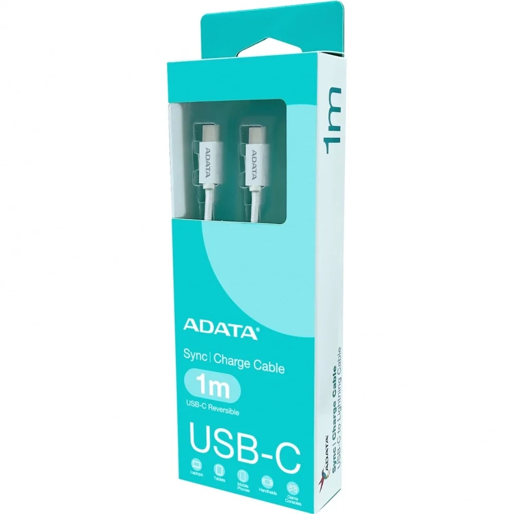Adata Usb-c a Usb-c 1 Metro Trenzado Carga Rapida 480MBPS 100WAD - Abtlaa N C O