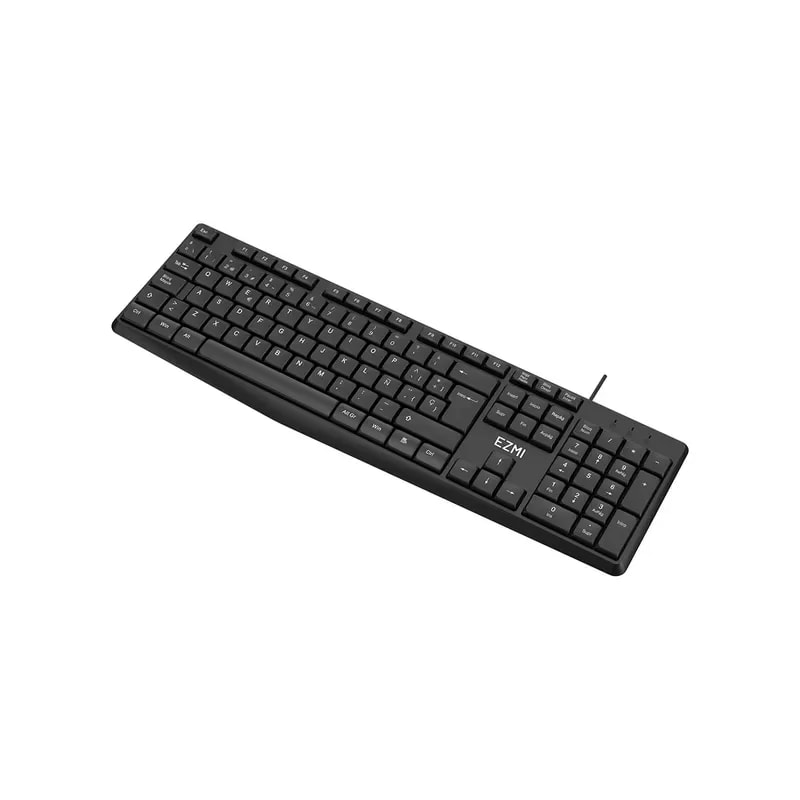 Teclado Ezmi Alambrico USB - Negro